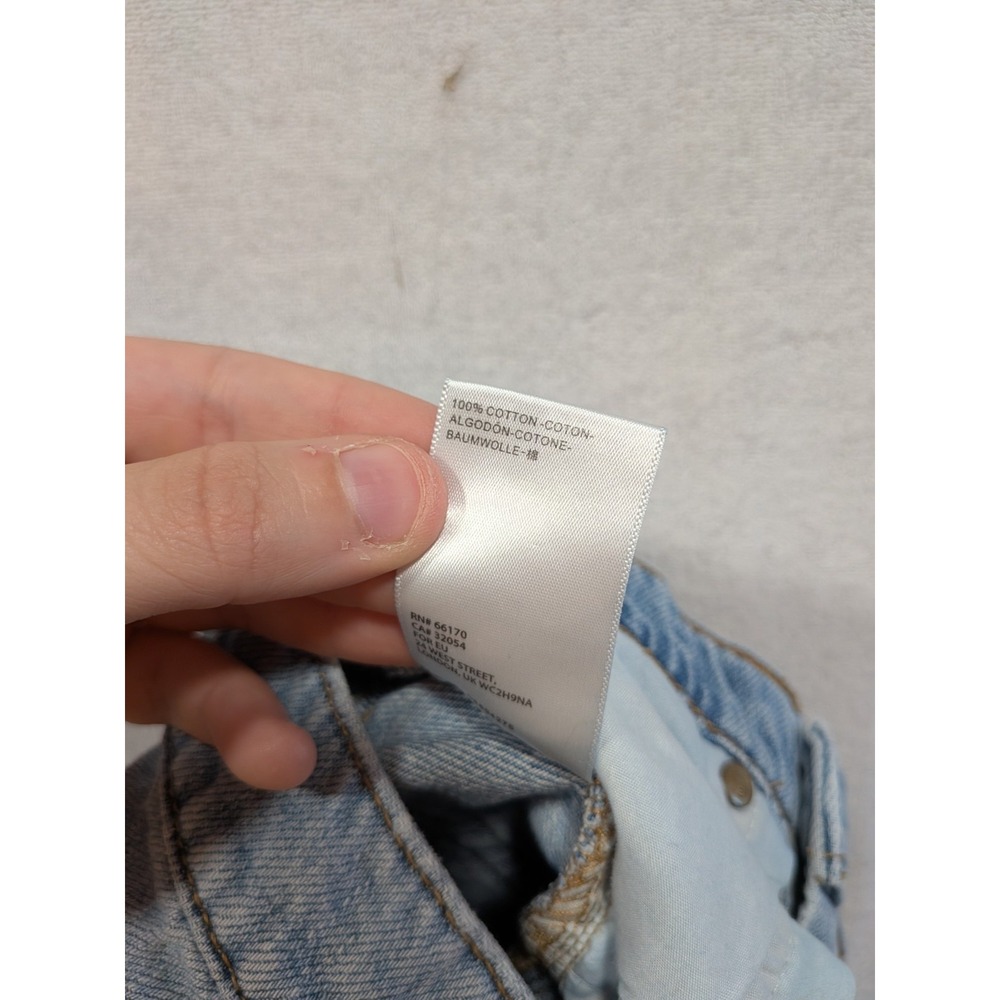 BDG urban outfitters slim straight light wash 100% cotton jeans size 26 - Picture 3 of 5